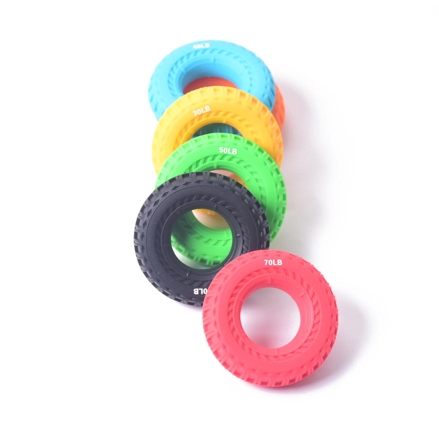

Tire Grip Ring Silicone Rehabilitation Training O-shaped Professional Training Hand Men and Women Fitness or Arm Muscles Exercis