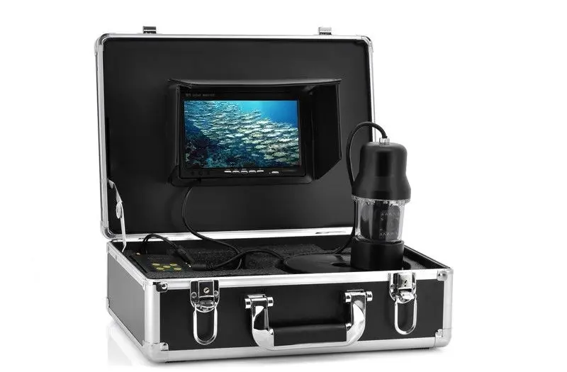 50 м 360 градусов вращения Sony CCD PTZ Подводный Видео Камера с 7 дюймов ЖК-дисплей moniot коробка Бесплатная доставка