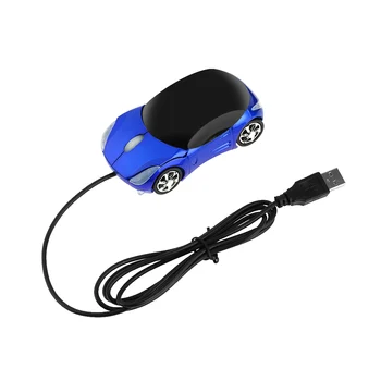 

1PC New Fashion Shape Sports Car 2.4GHz Wired Mouse Auto Mause 1600DPI Optical Gaming Mouse for computer PC free shipping Mous