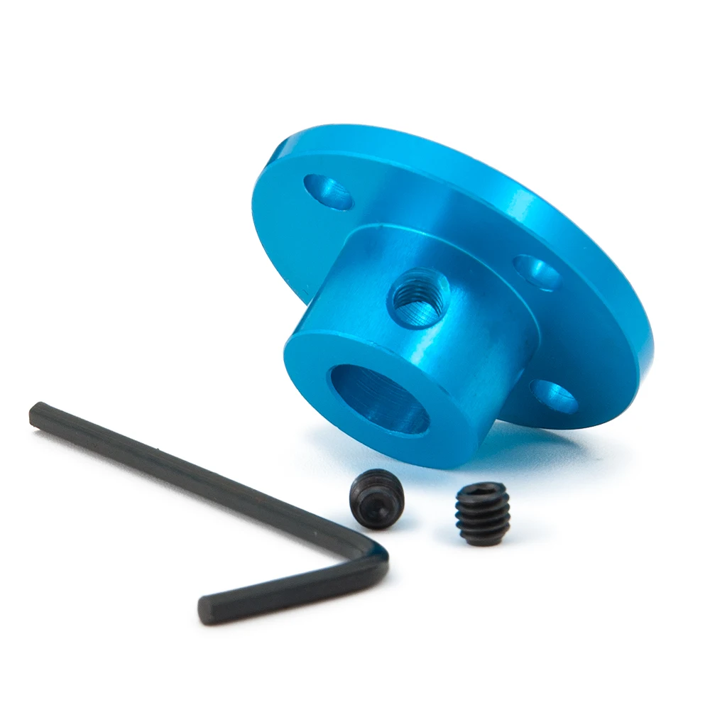 

Aluminum Alloy Flange Coupling Blue 8mm Seat Axle Shaft Support Flange Coupling Rigidity Flange Plate Metal High Hardness