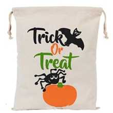 Мешки с рисунком для хеллоуина сумка для Хэллоуина Тыква трюк или обрабатывать сумки холст паук веб-вечерние украшения «сделай сам» события вечерние принадлежности