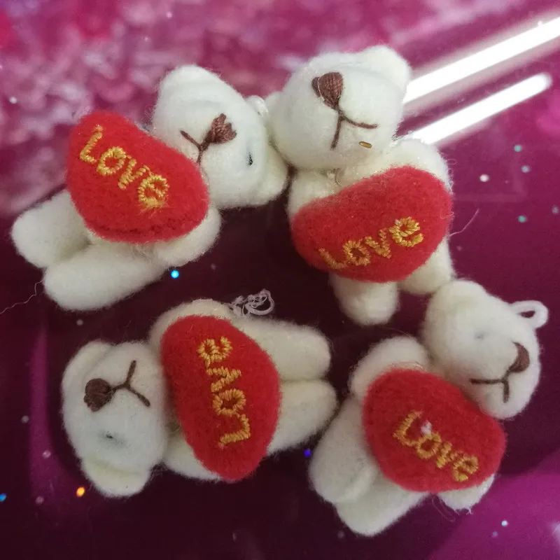 3.5cm love heart bear 3