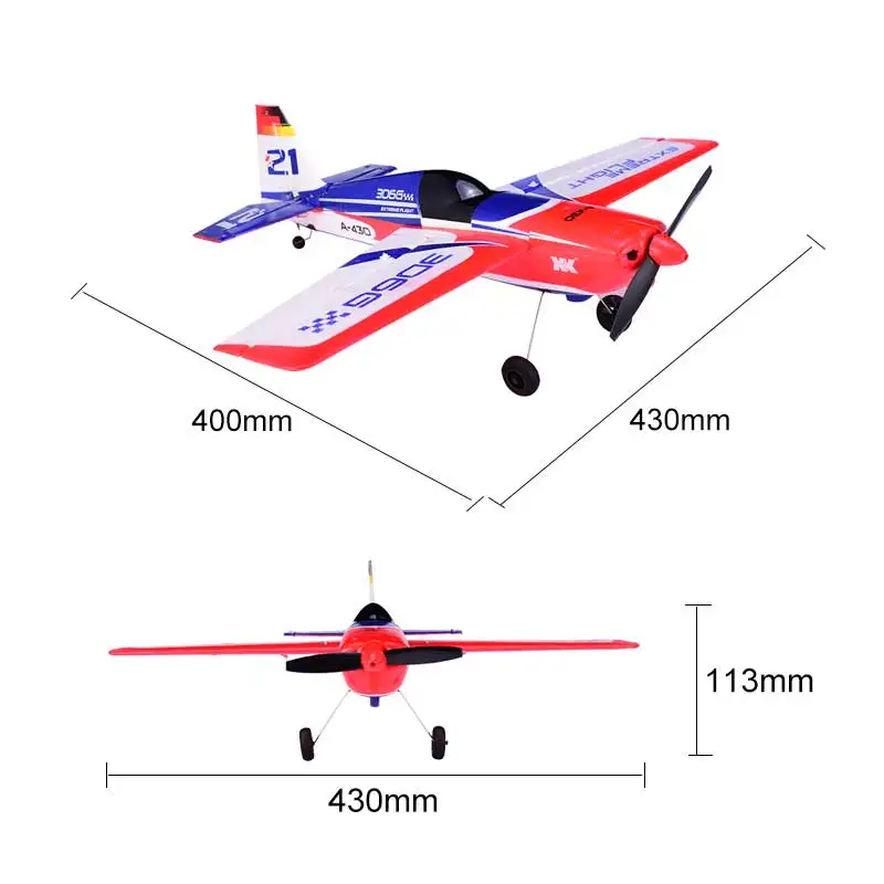 Передатчик Wltoys XK A430 X4 2 4 ГГц 5CH бесщеточный система 3D6G самолет совместимый с FUTABA S