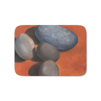 

Sand Lake Rocks Bath Mat Carpets Floor Custom Mats Room Kitchen Carpet Toilet