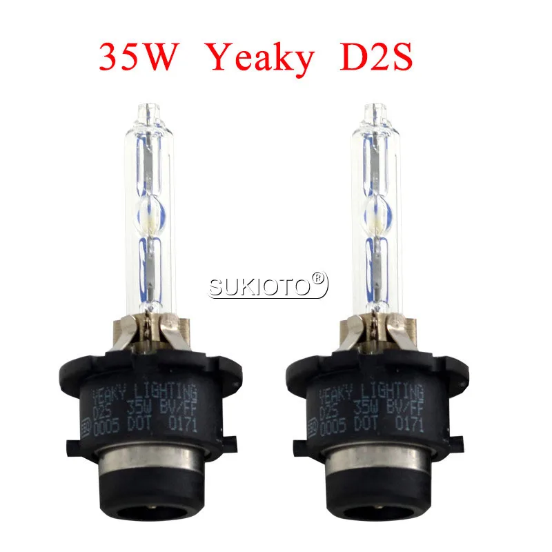 SUKIOTO Original 35W Yeaky HID Xenon Bulb D1S D3S Car Headlight HID Bulb 35W D2S D2R D4R D4S 4500K 5500K 6500K Yeaky Xenon Bulb (18)