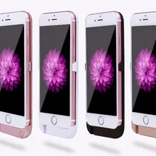 10000 мАч Внешний Аккумулятор Чехол для iphone 7 портативный резервный внешний аккумулятор Перезаряжаемый чехол для телефона для iphone 6 7 8/Plus