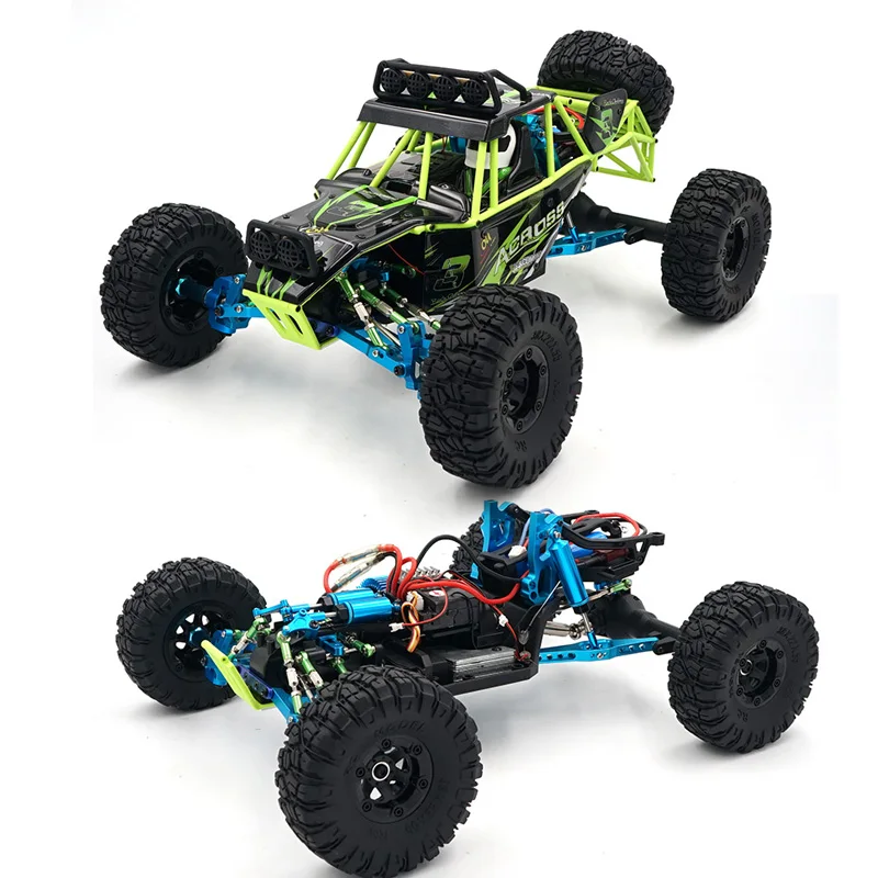 

RC Car WLtoys 12428 4WD 1/12 2.4G 70/50km/h High Speed Monster Truck Radio Control RC Buggy Off-Road RTR Metal Updated Version