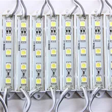 20 шт 5050 SMD 5 светодиодный модуль белый/теплый белый/красный/зеленый/синий Водонепроницаемый световая рекламная Лампа DC 12 V
