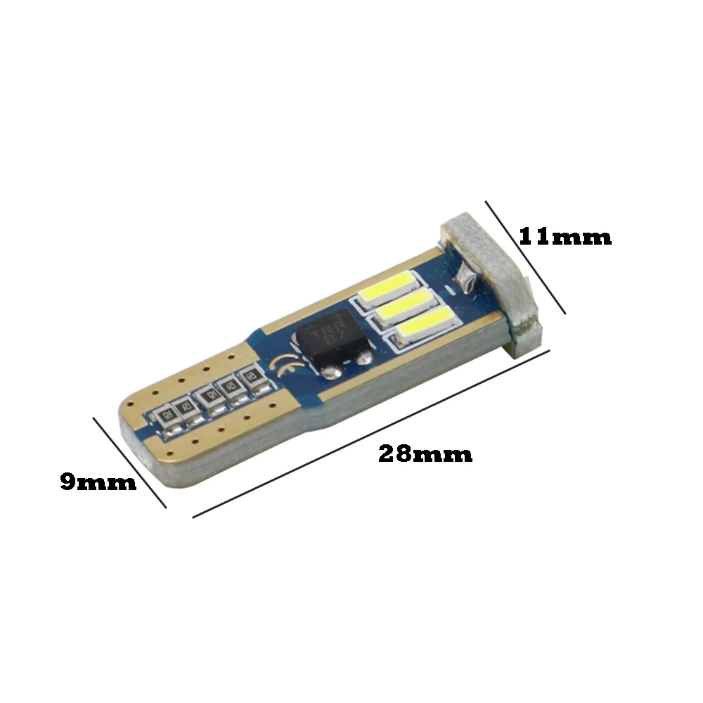 YSY 10 шт. T10 W5W светодиод шина может свет белый без ошибки 4014 9 SMD лампы автомобиля