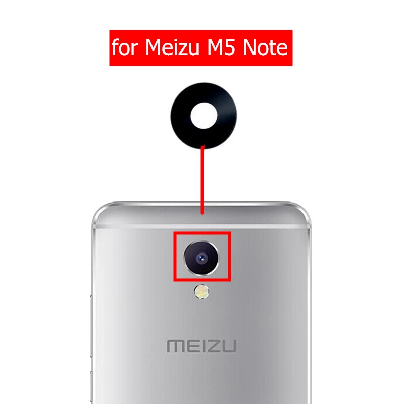 

2pcs for Meizu M5 Note Camera Glass Lens Back Rear Camera Glass Lens with Glue for Meizu M5 Note Replacement Repair Spare Parts