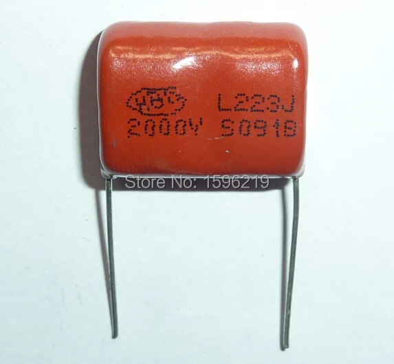 Lot De 10 Condensateurs CBB 0,022µF 2000V – 223J 2KV, Film Métallisé