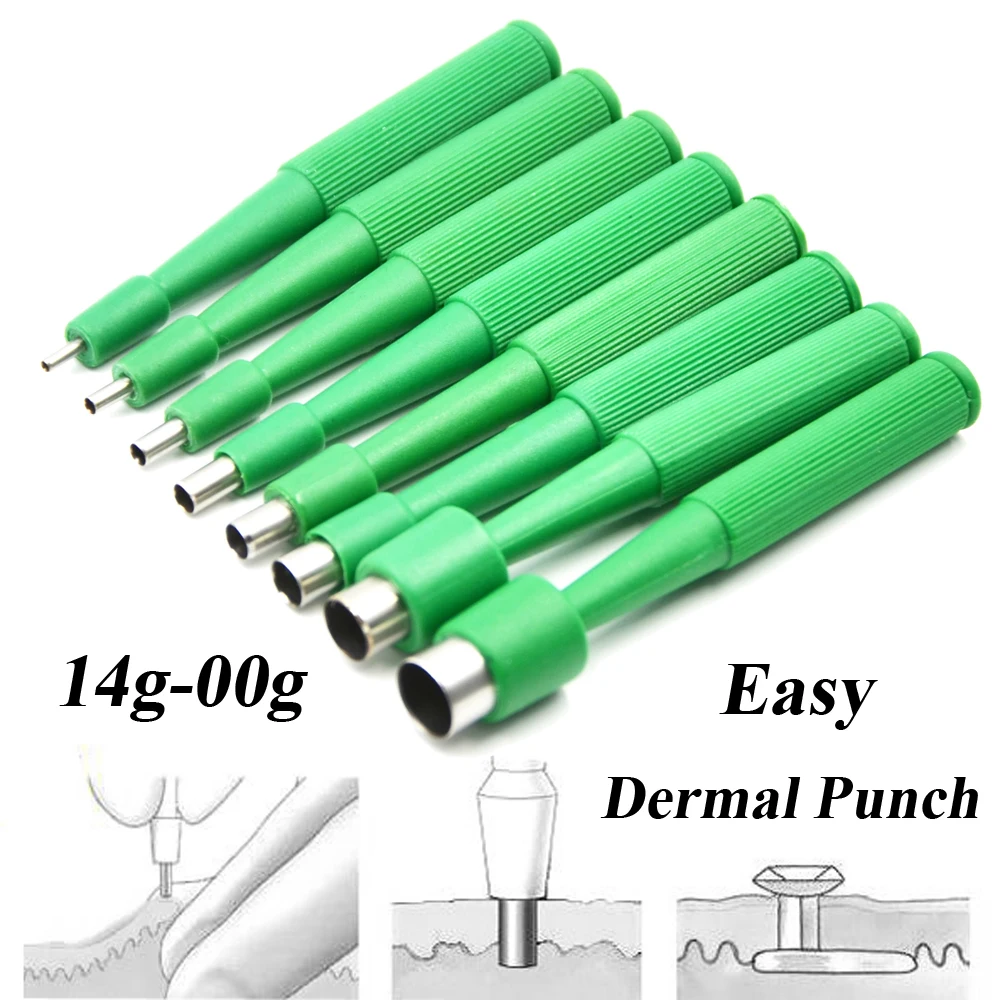 Disposable Professional Biopsy Dermal Puncher For Skin Piercing Body