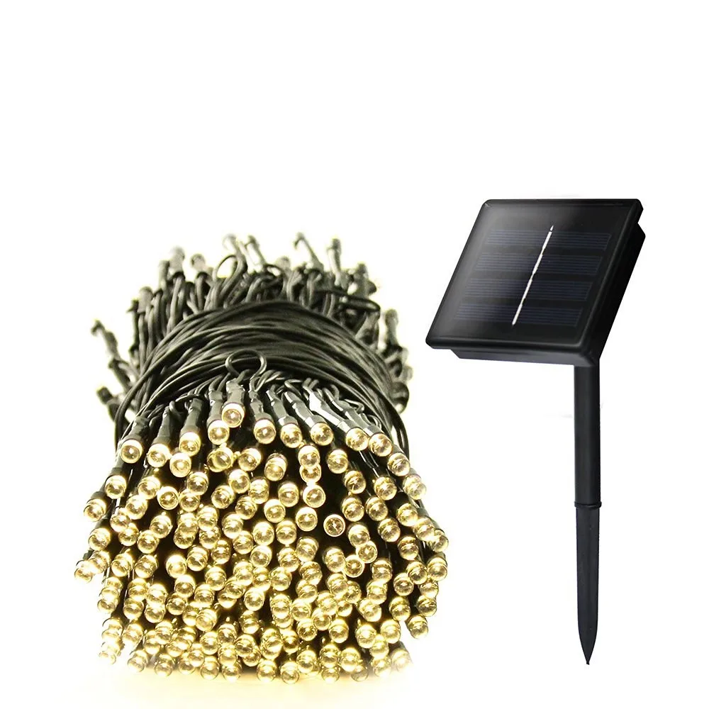 Solar LED Christmas Lights Outdoor Waterproof 100 Christmas Lights