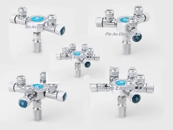 

WYIN Brand New Aquarium Co2 Distributor Splitter Needle Valve Multi Way Solenoid Regulator Check Valve Bubble Counter