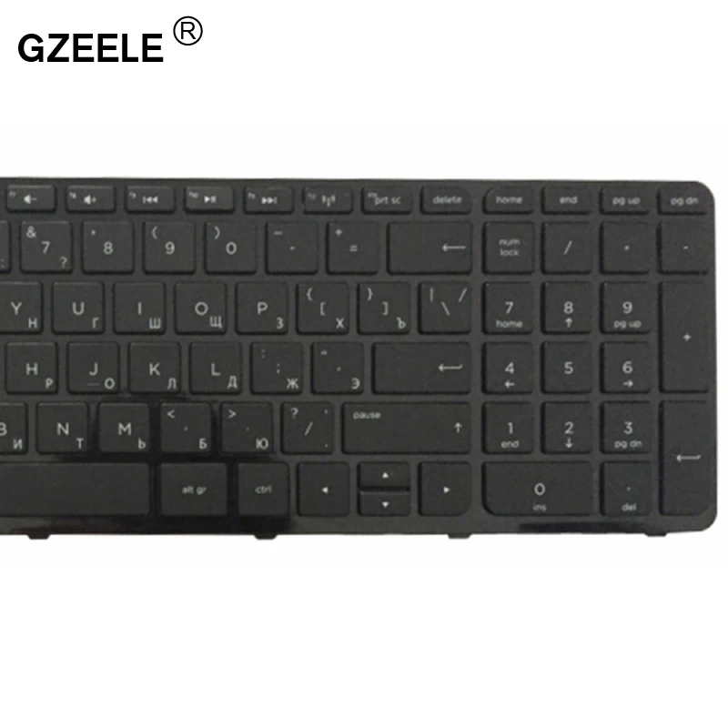 GZEELE Russian laptop Keyboard for HP Pavilion 710248-251 9Z.N9HSQ.00R R65 AER65700110 V140546AS1 R