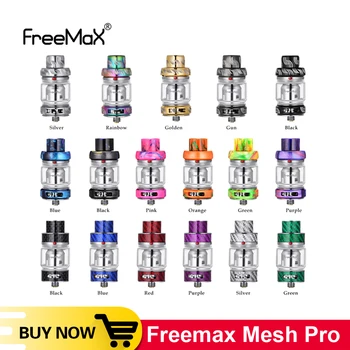 

Original Freemax Mesh Pro Sub ohm Tank 6ml M coil pro Atomizer Resin Metal Carbon fiber Larger Cloud Electronic cigarette Vape