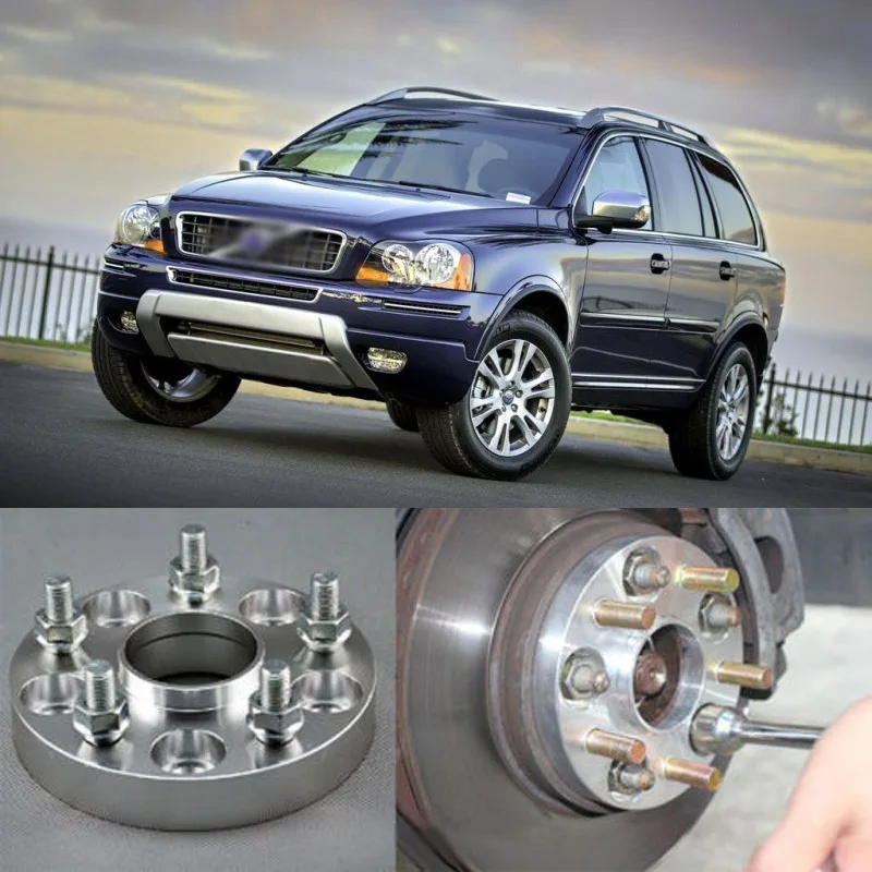 Teeze 4 шт. заготовки 5 Луг 14*1,5 колесные шпильки прокладки адаптеры для Volvo XC90 2004