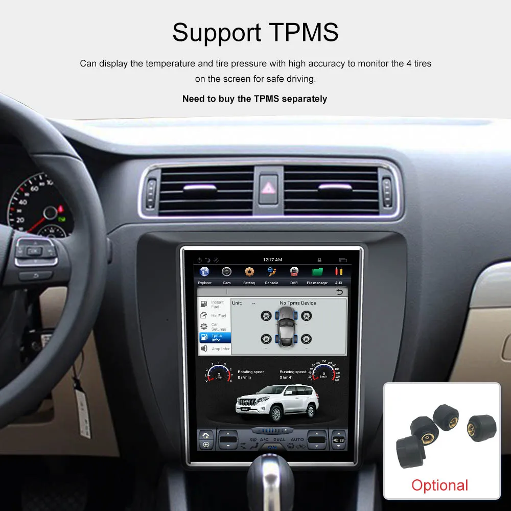 Best Tesla style Car No DVD Player For Volkswagen / VW Jetta 2011+ GPS Navigation Radio Tape Recorder Head unit Multimedia IPS 13