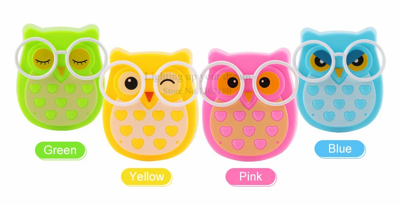 2019 Owl Led Night Light Auto Light Sensor Control LED Sensor Night Lights Child Baby Home Bedroom Pink Blue Green Yellow Light nursery night light