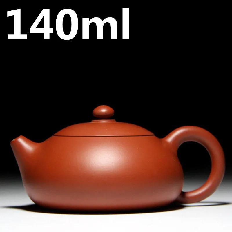 

Chinese Porcelain Teapots 140ml XI SHI Tea Pots Kettle Yixing Handmade Ceramic ZiSha Tea Set Purple Clay Teapot Tea Ceremony