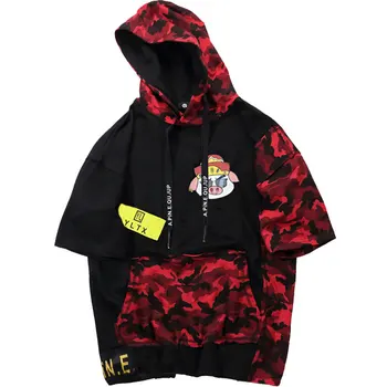 

Men Summer Hip Hop T-Shirts Plus Size 9XL Short Sleeve Cotton 5XL 8XL with cap StreetwearTees Mens Hipster Large Letter Tops