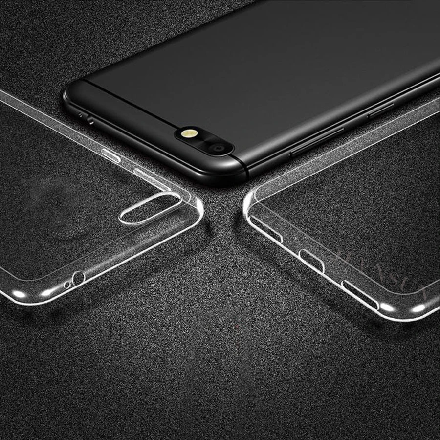 Защитный чехол для Xiaomi Redmi 6A ультратонкий прозрачный мягкий ПУ на экран 5 45