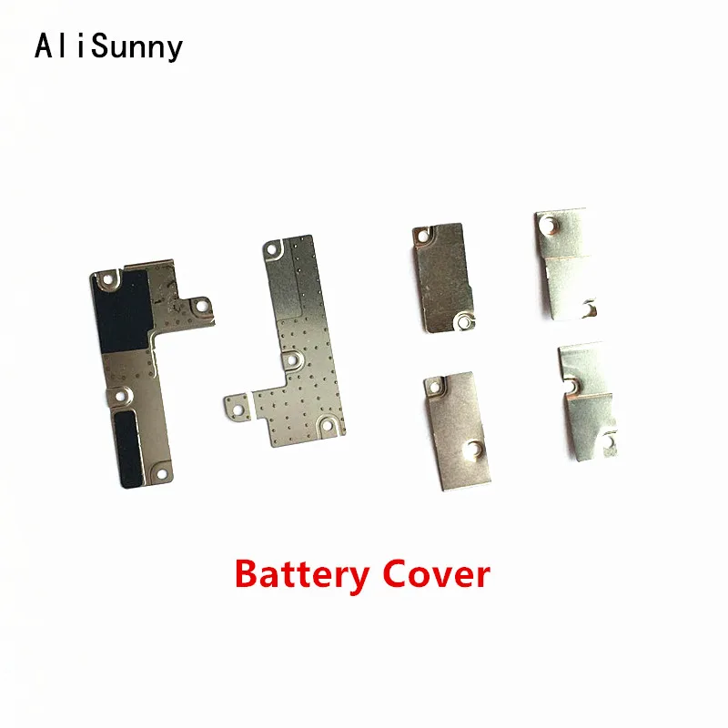 

AliSunny 100pcs Battery FPC Flex Cable cover for iphone 6 6S 7 plus inner Metal Bracket Clip Holder parts for 7G 6G 6Plus