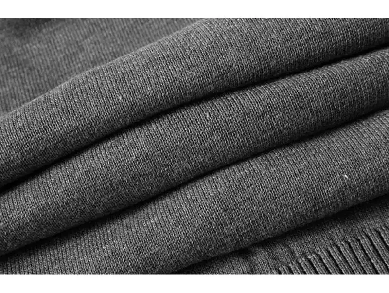 FAISIENS зимние мужские свитера большого размера v-образный вырез длинный рукав кардиган Homme сплошной серый черный 5XL 6XL тонкий мужской вязаный свитер