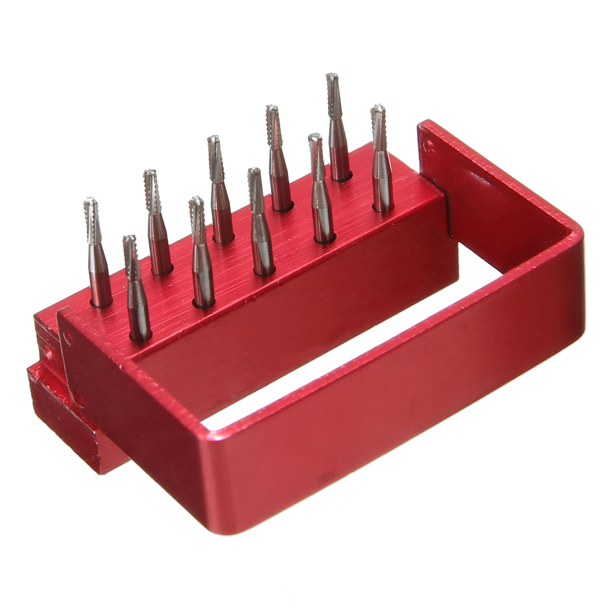 10pcs/Set High Speed Dental Tungsten Steel Bur Crown Metal Cutting Burs for Polishing Dental Lab Burs FG-1957