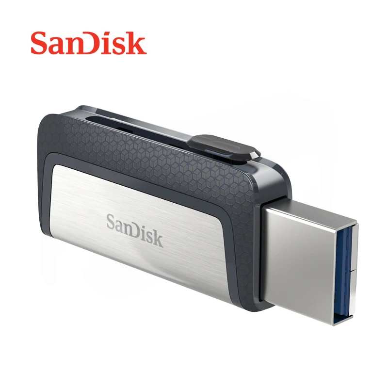 SanDisk TYPE-C USB3.1 двойной интерфейс OTG флэш-накопитель высокоскоростные флешки 32 Гб 64 Гб 128 ГБ 256 ГБ USB3.0 карта памяти для ПК