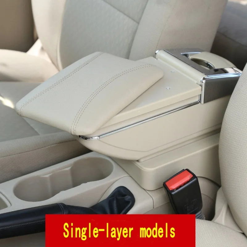 For Ford Focus Armrest Box Focus 3 armrest Box Universal Car Central Armrest Storage cup holder ashtray modification accessories