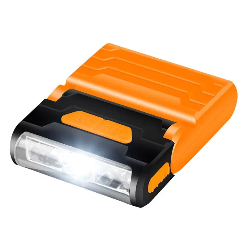 

COB LED Head Lamp Motion Sensor Clip-On Cap Light Battery-Operated USB Rechargeable Night Illumination Tool For Fishing Camping