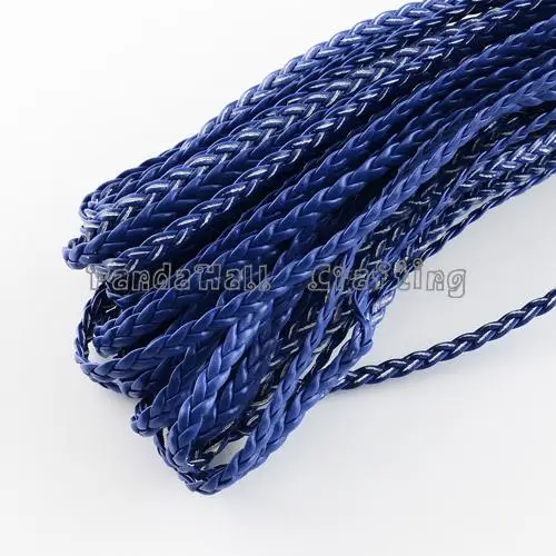 Braided Imitation Leather Cords, Herringbone Bracelet Findings