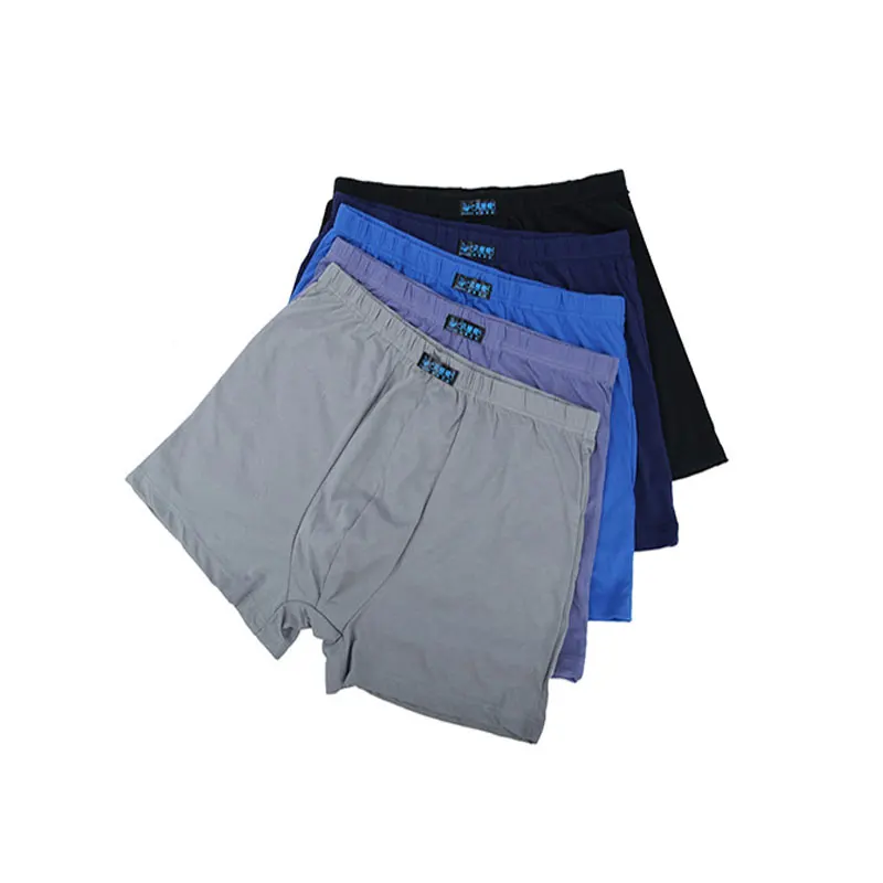 Extra Large Loose Men's cotton Underwear Large size boyshort High waist