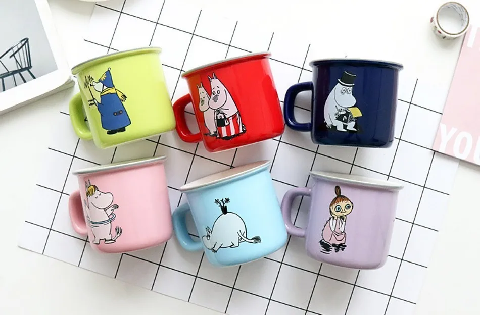 9 видов стилей Moomin Caneca маленький мой прекрасный подарок кофейные чашки молоко вода завтрак Copo чай милый мультфильм сладкий Любовь чай чашка кружка для путешествий