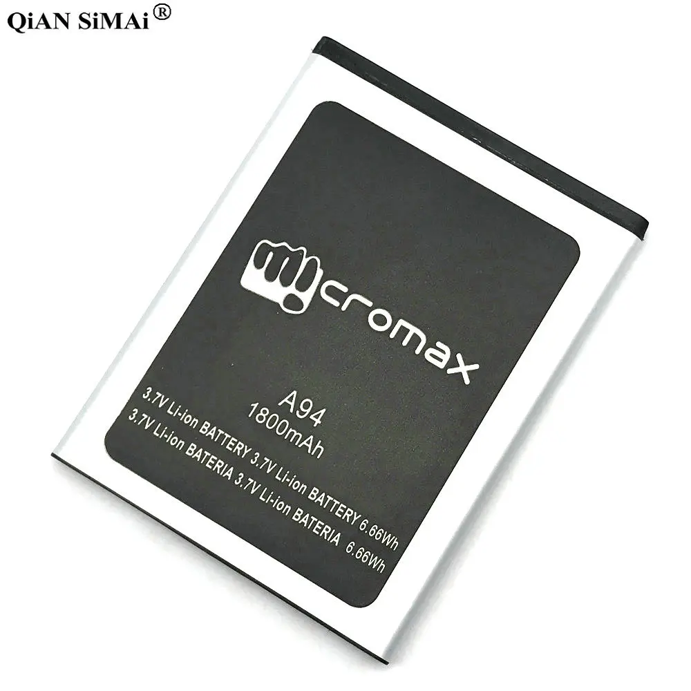 Высококачественный аккумулятор 1800 мАч для телефона Micromax A94