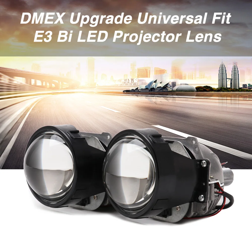 DMEX 3 0 дюйма E3 Bi светодиодный объектив проектора передовая фара Universial fit H4/H7/9005/9006 30