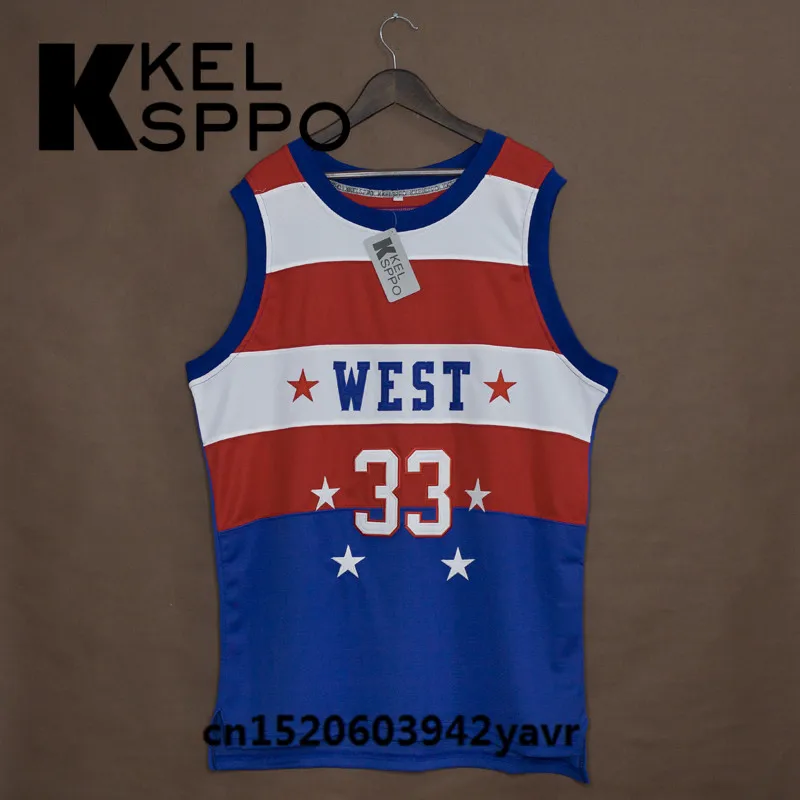 Custom Adult Throwback Basketball Jerseys 33 KAREEM ABDUL Jabbar