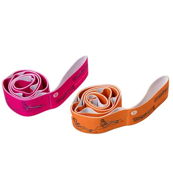 

Yoga Pilates Stretch Strap Belt Physical Training Resistance Band Body Building Elastic Band Gym Fitness Resistance Belt
