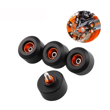 

4pcs/set Motorcycle modified front and rear wheel aluminum alloy anti-fall decorative ball wheel for KTM DUKE200/390