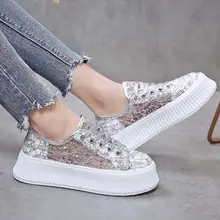 Модные женские тонкие туфли; новые летние классические дышащие туфли на плоской подошве для отдыха; сетчатые туфли на толстой подошве; кроссовки