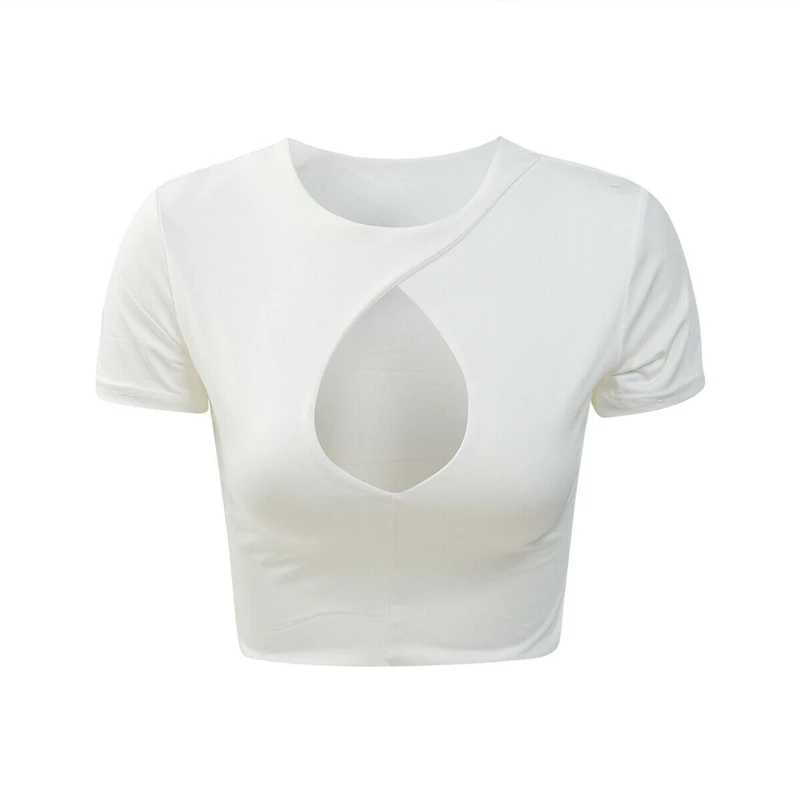 Женский короткий летний топ, сексуальный жилет, открытая однотонная укороченная летняя майка, женские футболки, праздничная одежда, повседневная футболка, женские топы