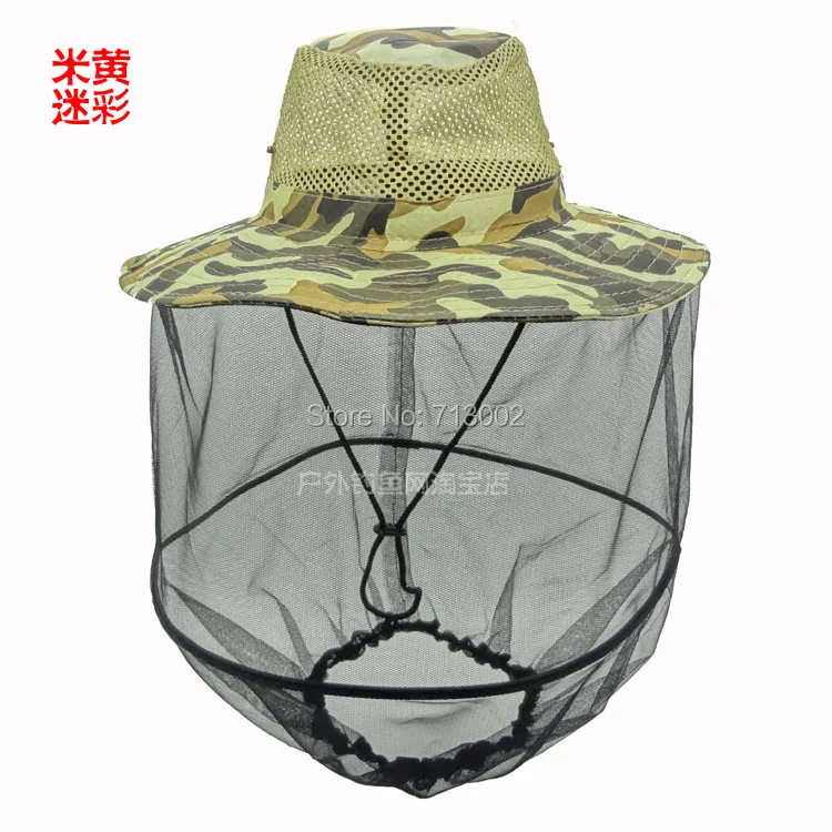 

Camouflage Mesh Insect Mosquito Covering Head Face Protect Hat Net