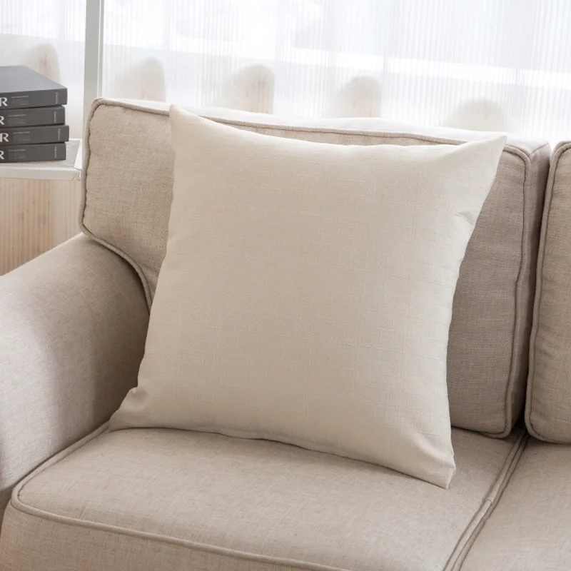 Plain cloth sofa cushion headrest backrest pillow pure office core