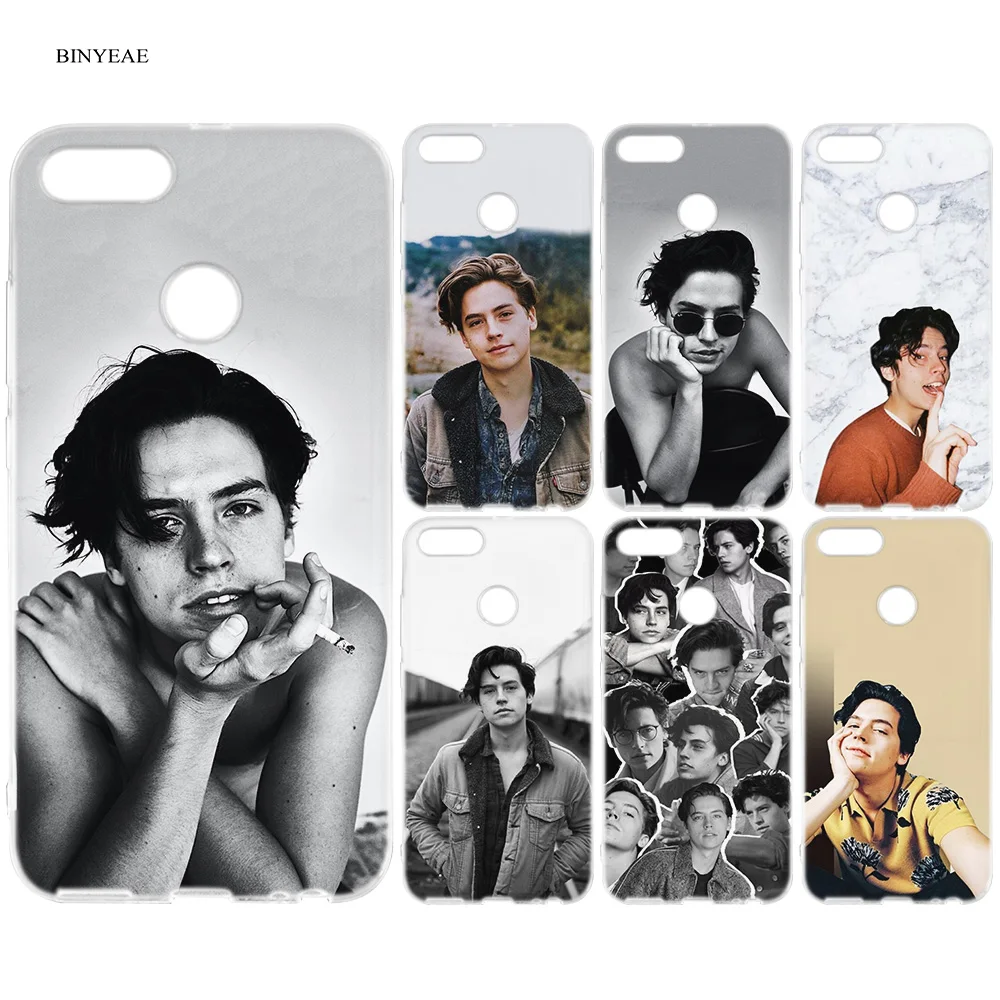 

BINYEAE Cole Sprouse Moley Print Silicone Case Cover for Xiaomi A1 A2 8 SE Redmi Note 4X 5 6 5A 6A S2 Pro Back Cover Shell Capa