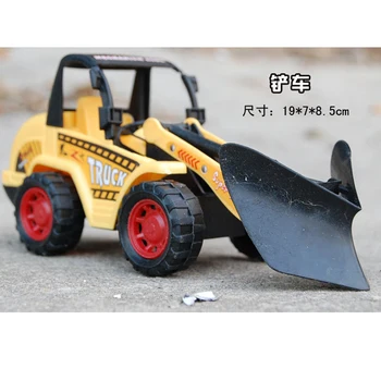 

Construction Project Car 19cm Trucks Metal Educational Vehicles Excavators Dig Earth Pressure Clamp Truck Toys For Children 2020