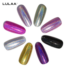 LULAA Vanish Лак Блеск 6 мл высокие ингредиенты голографический лак для ногтей супер блеск голографический дизайн ногтей в темноте