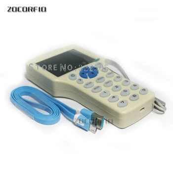 

English 10 frequency RFID Copier ID IC Reader Writer copy M1 13.56MHZ encrypted Duplicator Programmer USB ports