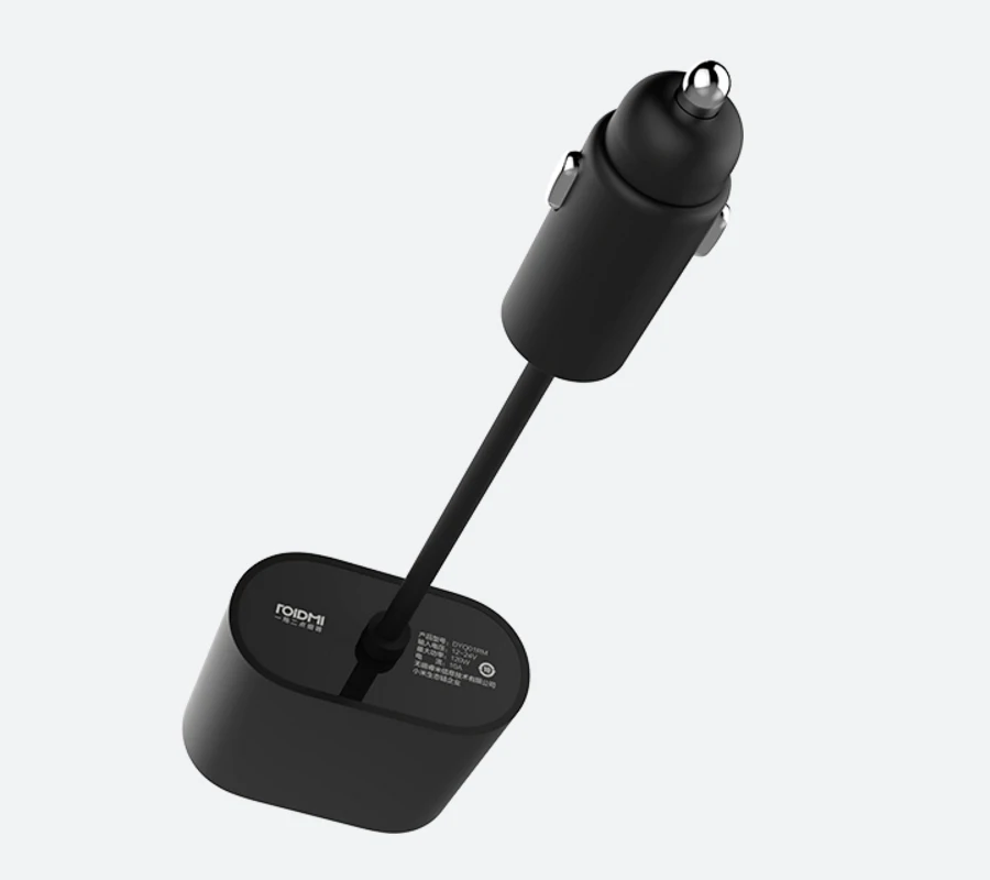 Xiaomi Roidmi 2S двойной Разветвитель Прикуривателя 1 до 2 зарядных портов автомобильное зарядное устройство адаптер для Roidmi iPhone