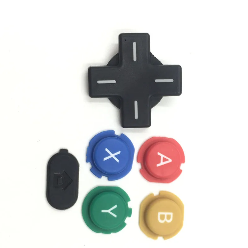 ABXY Cross Press Key Button Repair Part Replace for NEW Nintendo 3DS Console